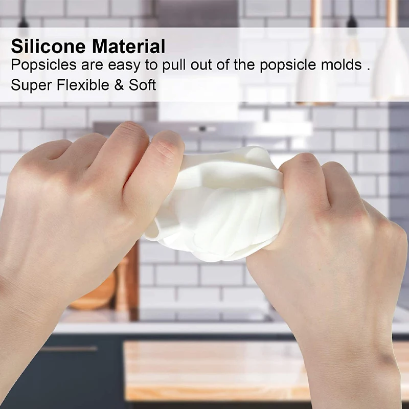 3/4 Cell Heart Shape Silicone Ice Cream Mold Reusable Homemade Popsicle Maker Mould Chocolate Tray Mousse Dessert Ice Cream Tray