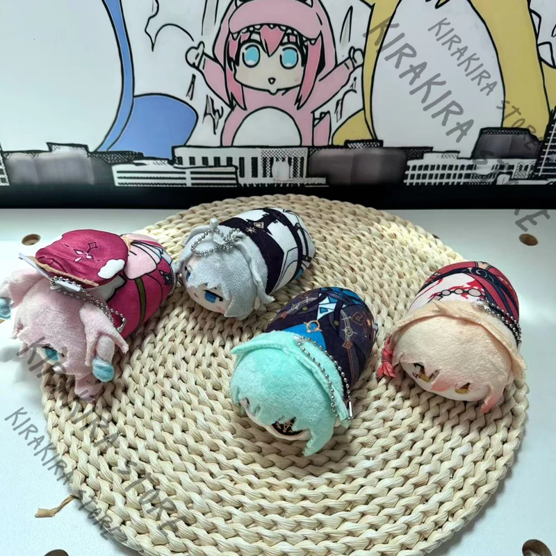 Anaxa Hyacine أنيمي دمية هونكاي: ستار السكك الحديدية Mydei Phainon 10 سنتيمتر تأثيري Maumet قلادة kawaii القطن سلسلة مفاتيح فائقة النعومة