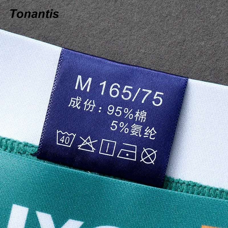 3Pcs/Set Men\'s Boxers Comfort Youth Cotton Mens Underwear Personality Trendy Printing Man Underpants Korea Boxer Shorts 2024