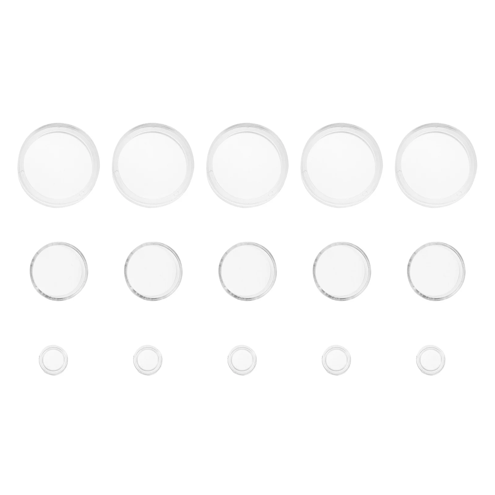 15 قطعة من حامل عرض الأكريليك الشفاف متين لكرات الجولف والبيسبول وكرات التنس والبيض وعرض المكتب المنزلي #2