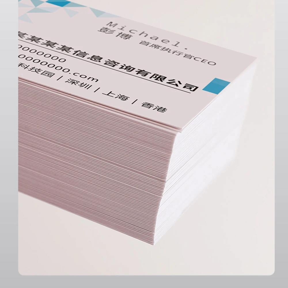 Custom PVC Business Card Printable Calling Cards Customize Waterproof Thank You Card  Visiting Tags Logo Printing