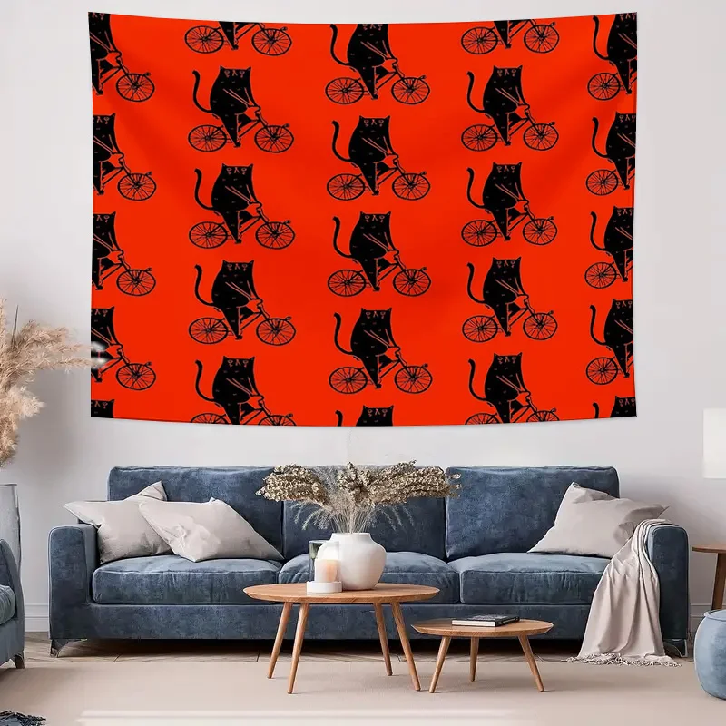 بوهو نسيج الجدار الشنق ديكور الغرفة الجمالية طبيعة المشهد شجرة الغابات خمر الهبي النوم السفر غرفة نوم المنزل غرفة المعيشة #4