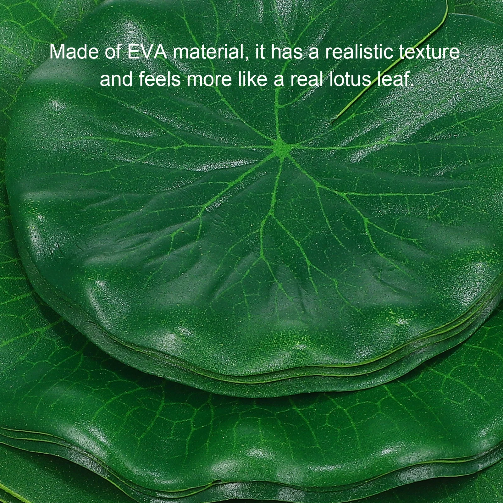

16 pcs Artificial Lotus Leaves Eva Foam Floating Pond Decor For Garden Pool Aquarium Fish Tank Simulated Water Leaves