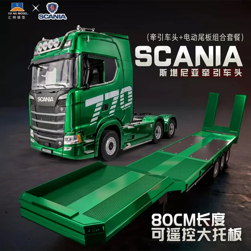 

Huina 1501pro/1509 2025 Remote Control Heavy Truck Trailer Model Traction Car Advanced High end Toy Children Adult