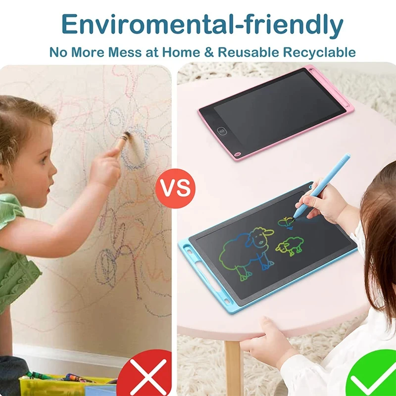 6.5 Inch LCD Drawing Board Writing Tablet Digit Magic Blackboard Eye Protect Art Painting Tool Kids Toys Brain Game Child's Gift