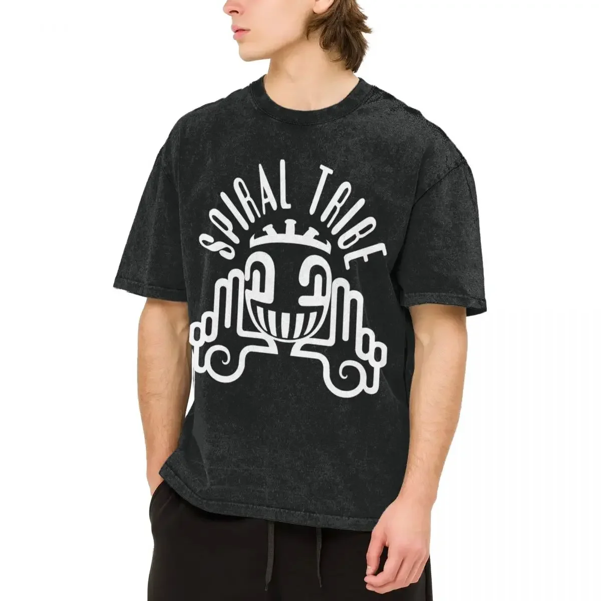 Забавная новая мужская футболка Sp23 Free Tekno Sp23 с принтом, свободные и облегающие женские футболки