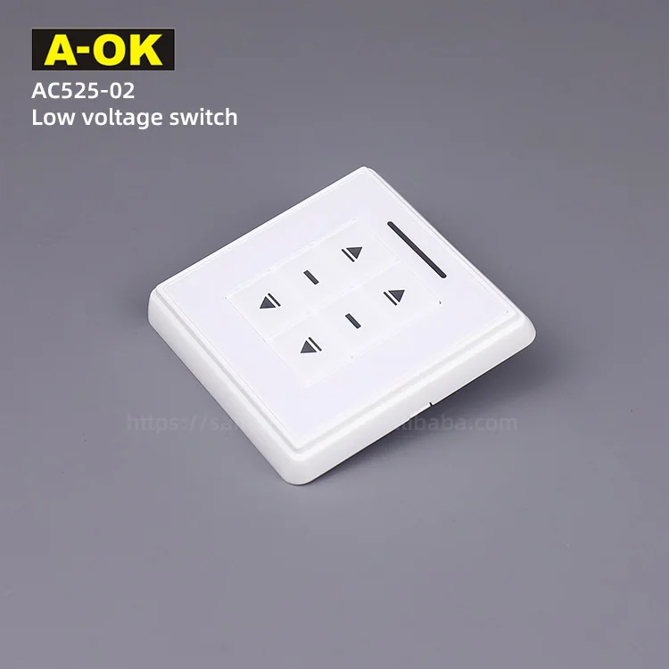 

A-OK AC525-02 Мотор с переключателем низкого напряжения Продукты для умного дома Сухой контакт управления Электрический мотор для штор Настенный тип Двигатель AOK