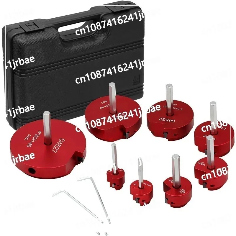 

8Pcs PVC Pipe Reamer Kit , Saver, Fit For Standard 1/2Inch Drill PVC Pipe Reamer Tool Durable
