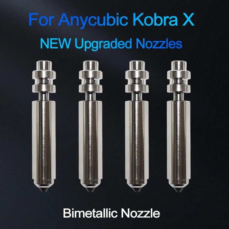 Upgrade For Anycubic Kobra X Bimetallic Hotend Nozzles Print