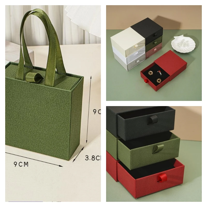 

Portable Jewelry Drawer Organizer Box for Rings, Earrings, Bracelets, Necklaces, and Pendants – Ideal for Storage, Packaging