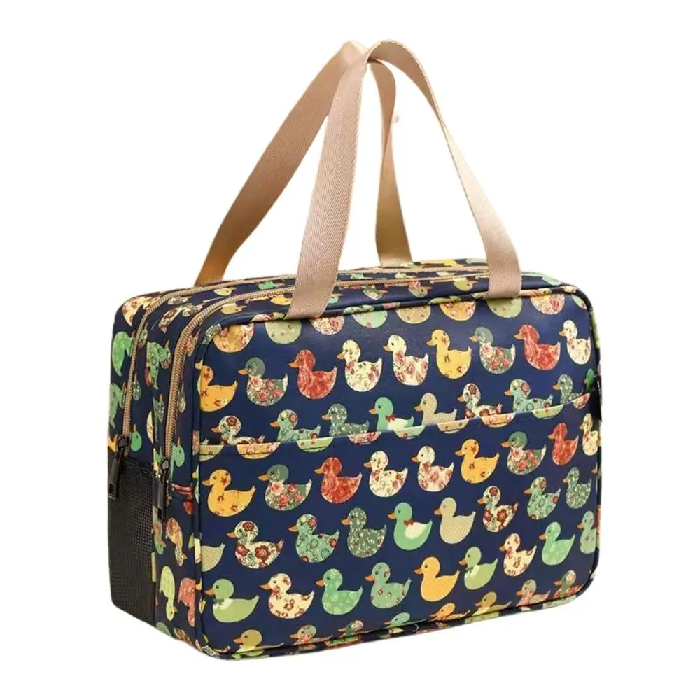 

Portable Mutlicolor Cosmetic Bag Multi-purpose Cartoon Toiletries Bag Large Capacity Waterproof Storage Bag Travel Supplies