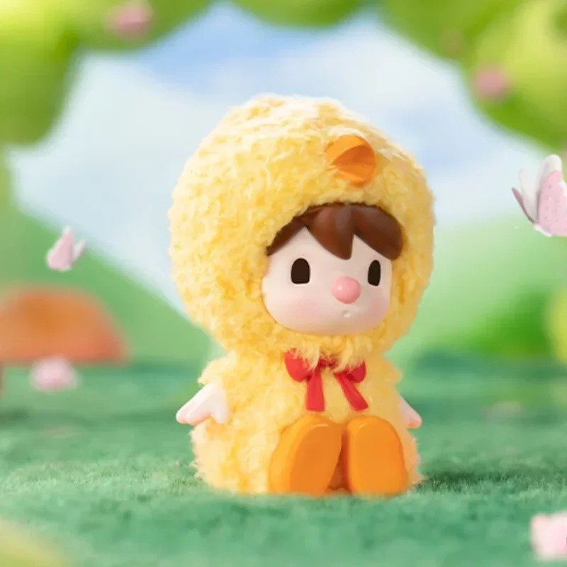 POP MART ซีรีส์ของเล่นสัตว์น่ารักแบบสุ่ม กล่องสุ่ม ของเล่นเซอร์ไพรส์ ฟิกเกอร์น่ารัก ของขวัญวันเกิด