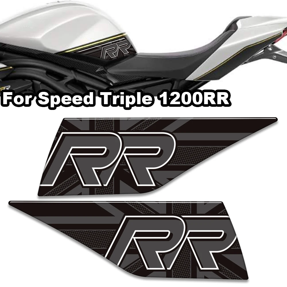 

﻿ For Triumph Speed Triple 1200RR 1200 RR Motorcycle Fuel Oil Kit Knee Tank Pad Grips Protector stickers decals