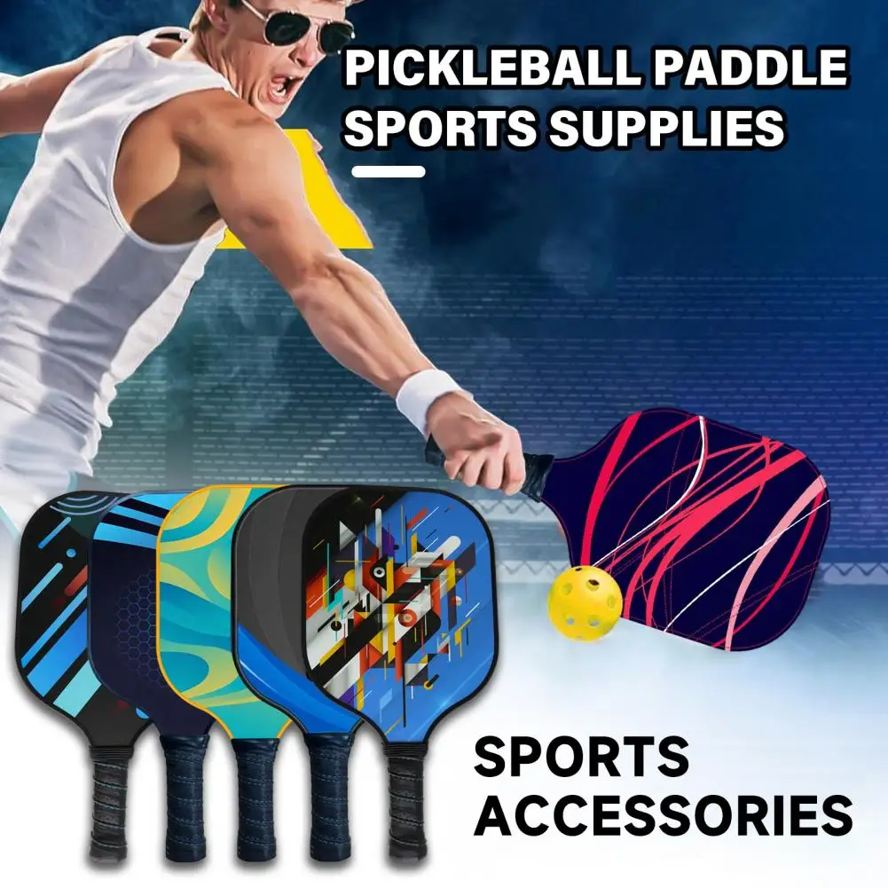 Pickleball Racket Premium Fiber Glass Pickleball Paddle With Non-slip Handle For Precise Control Ultra-comfy Grip For Pickleball