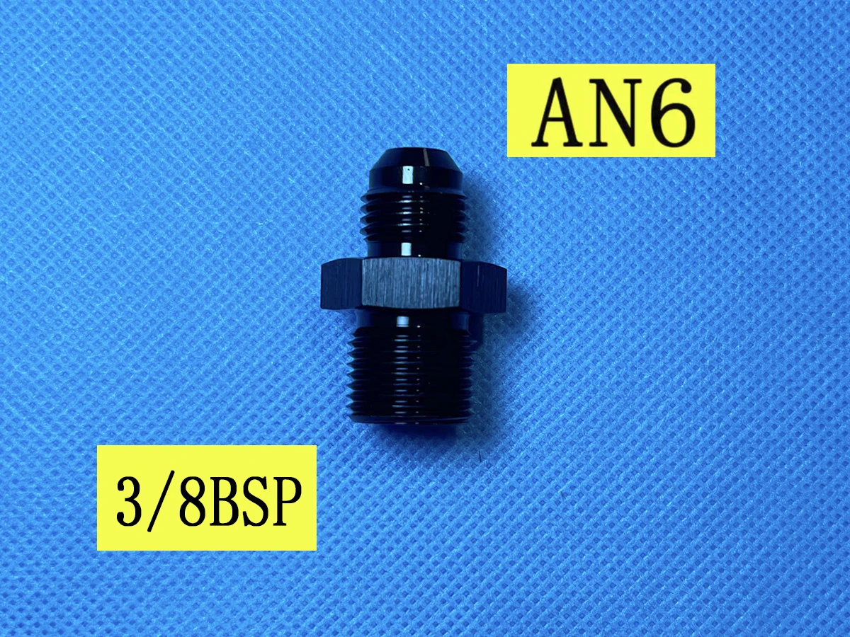 Male 3/8"BSP 3/8BSP bsp3/8 to 6an an6 an 6 male adaptor adapter Fitting