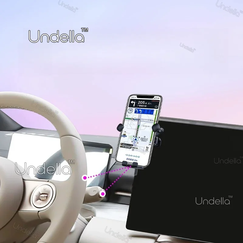 Car Phone Holder For Chevrolet Captiva PHEV EV 2026 2027 Car Phone Cradle Mount Navigation Stand Interior Modificate Accessories 4