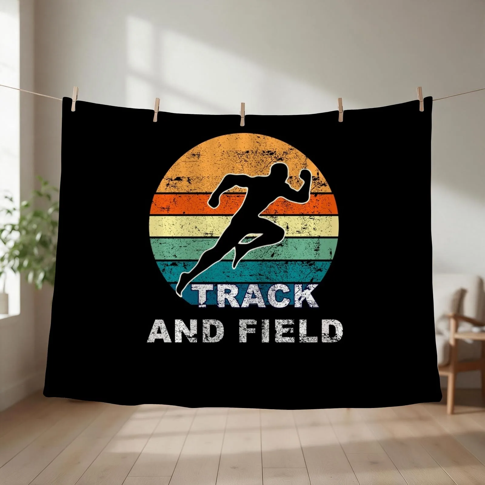 Track and field / track & field funny / Running Motivation Throw Blanket couch cozy soft plush fuzzy picnic outdoor blanket