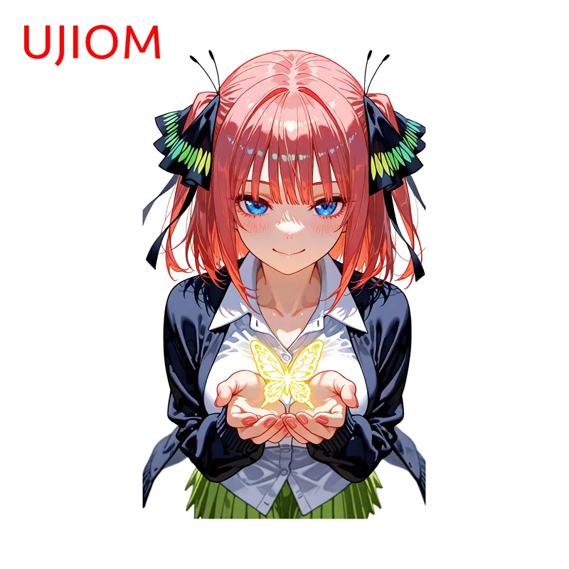 UJIOM Nakano Nino Hardcore Wall Sticker Mural Otaku Room Occlusion Scratch Graphics Decal Props Wardrobe Vestibulec Decoration