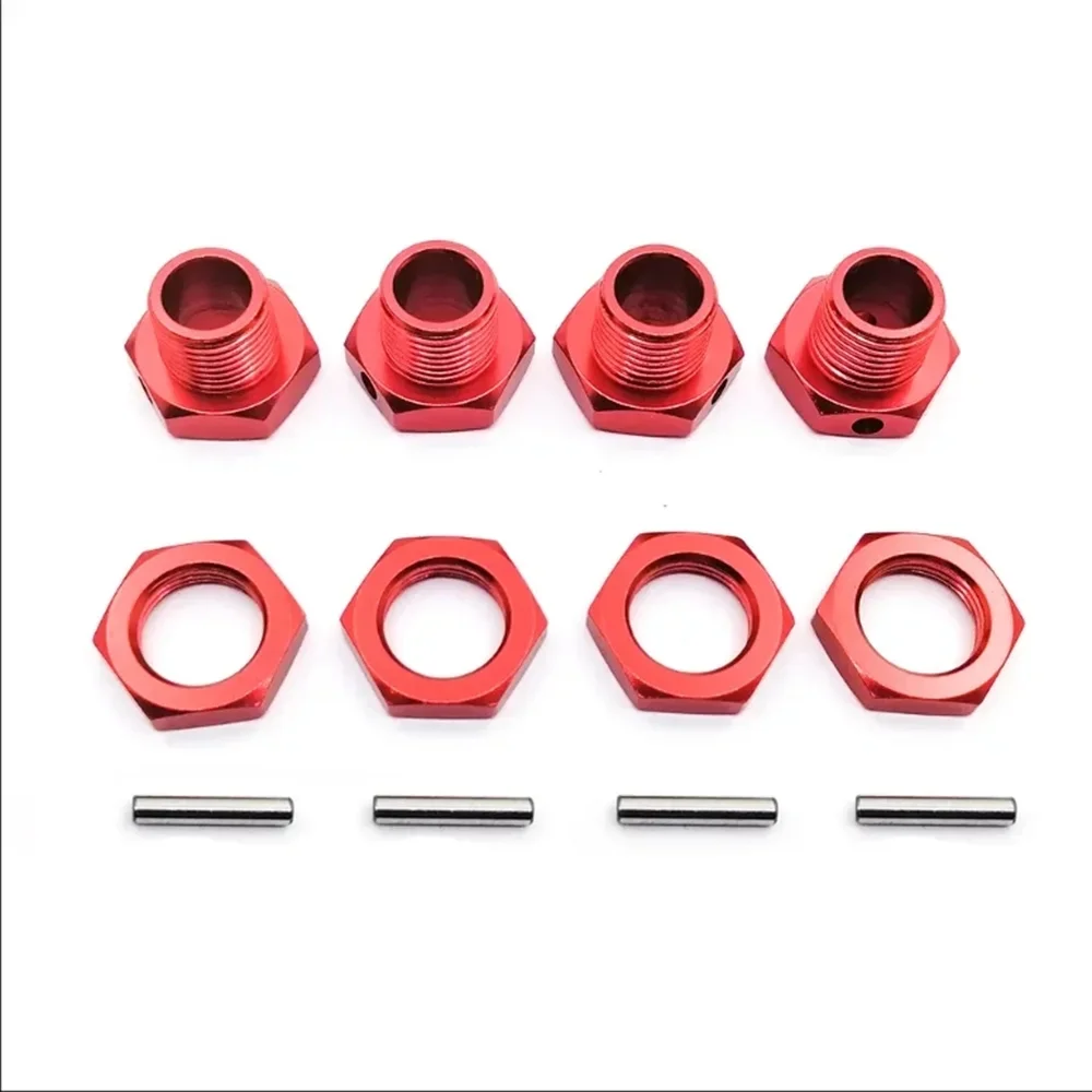 Wheel hubs 17mm Hex Nuts Threadlock Replace 5353X for RC Traxxas 1/10 E-Revo E-Maxx Revo 3.3 Slayer Pro 4x4 Summit XO-1