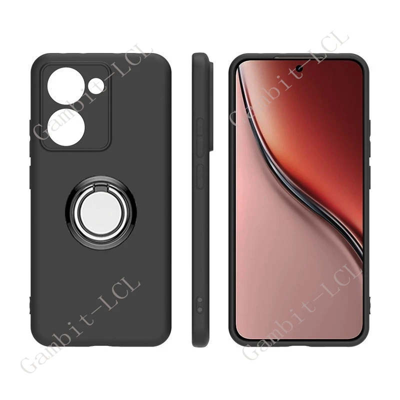 

Для Realme P3 Ultra 5G 2025 P3Ultra 6,83 "задний кольцевой держатель кронштейн чехол для телефона Мягкий силиконовый чехол из ТПУ на RealmeP3Ultra