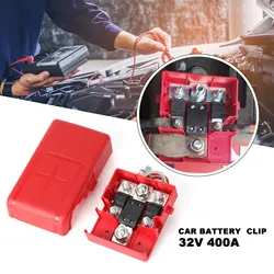 Car Quick Release Fused Battery Distribution Terminal Clamp Connectors 32V 400A