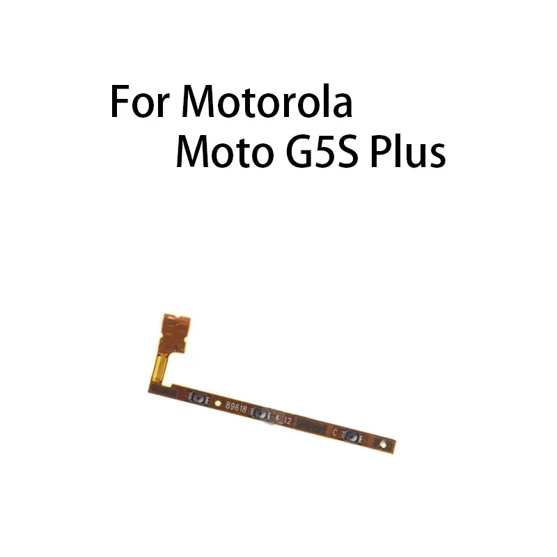 

Power ON OFF Mute Switch Control Key Volume Button Flex Cable For Motorola Moto G5S Plus