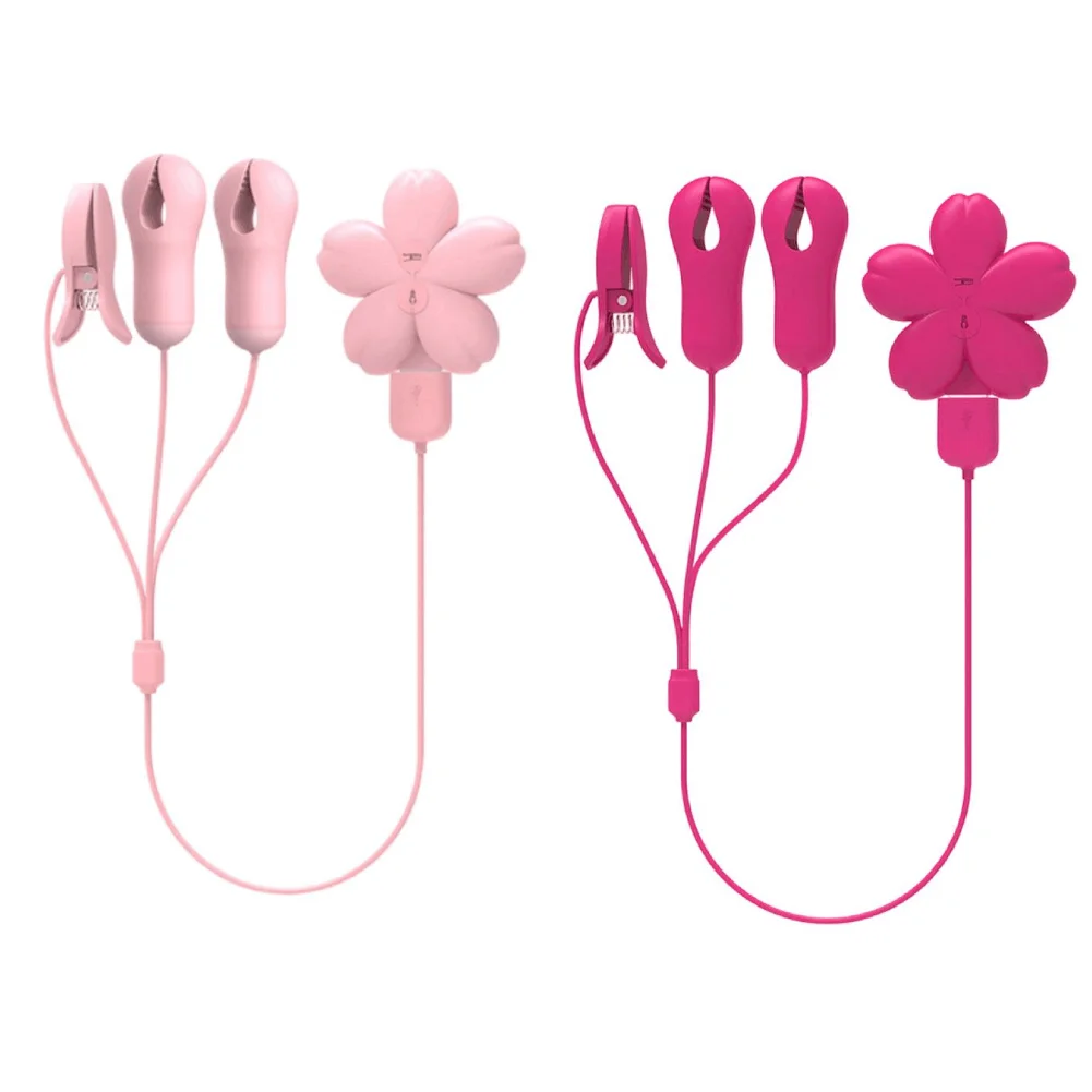 Nipple Clamp Sucking Vibrator G Spot Vibrator Breast Massage Labia Clitoris Clip Stimulation Massager Sex Toy for Woman