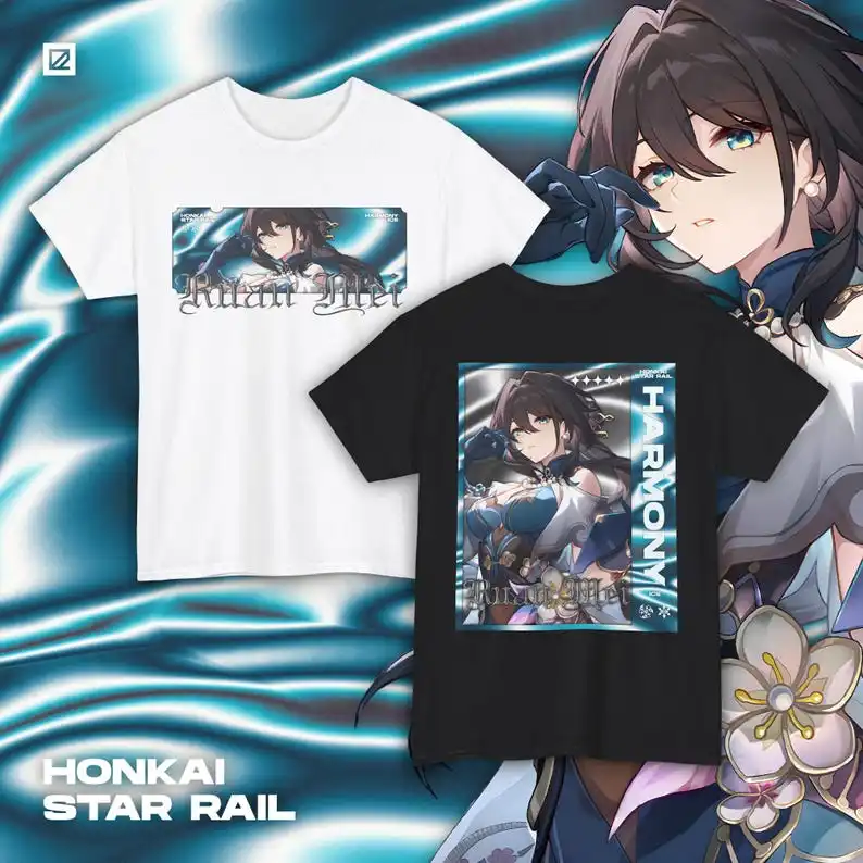 Ruan Mei Themed Streetwear Shirt, Honkai Star Rail, HSR, Otaku, Unisex tee, Anime, Apparel, Gamer Merch, Cotton Tee, Great for G