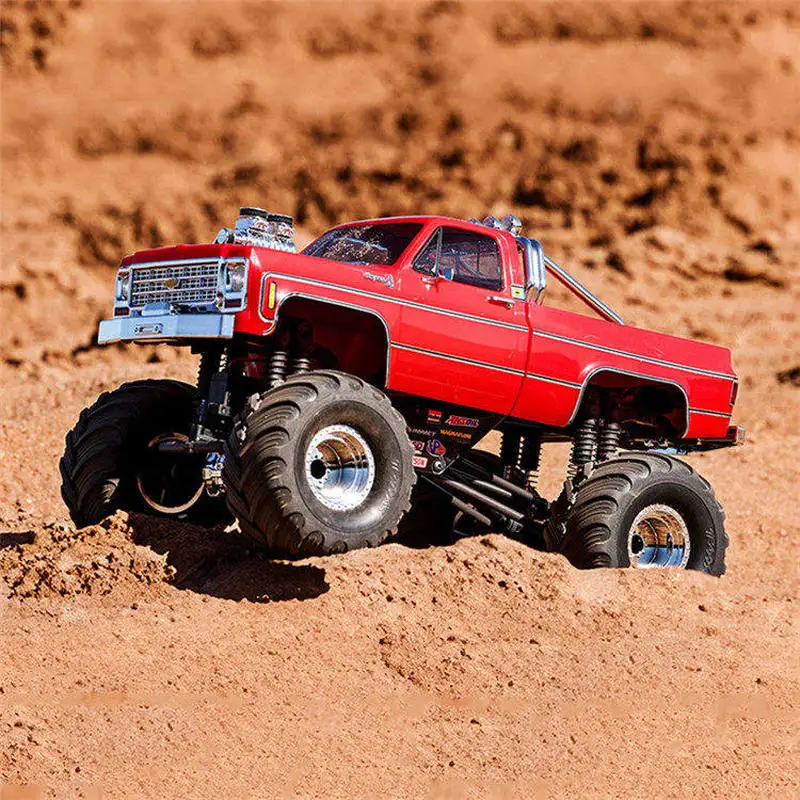 TRAXXAS 1/18 TRX4MT RC Monster Truck F150 K10 Electric Remote Control Off Road Truck 8 Shock High Lift Suspension Straight Axle