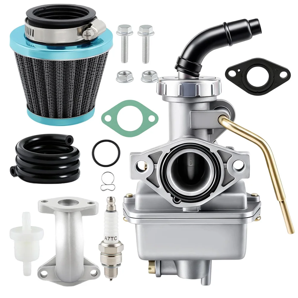 for autokay PZ20 Carburetor for 49cc For 50cc 70cc 90cc 110cc 125cc ATVs and Dirt Bikes with Gasket O Ring Fuel Filter