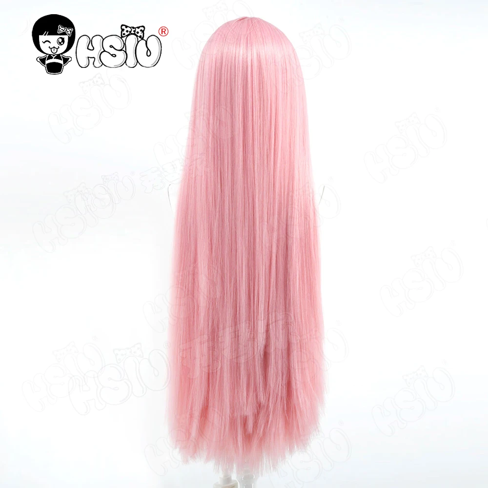 Velvet Cosplay Wig Fiber synthetic wig 95CM Pink Long Wig+Wig cap Game 2026 The Goddess Velvet Halloween Cosplay Universal Wig