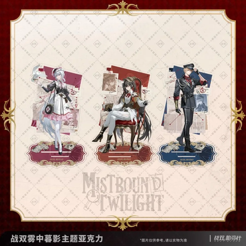 Hot Game PUNISHING: GRAY RAVEN Official Merch Theme Series Acrylic Stand Lucia Liv Standing Plate Up Model Doll Desk Decoration