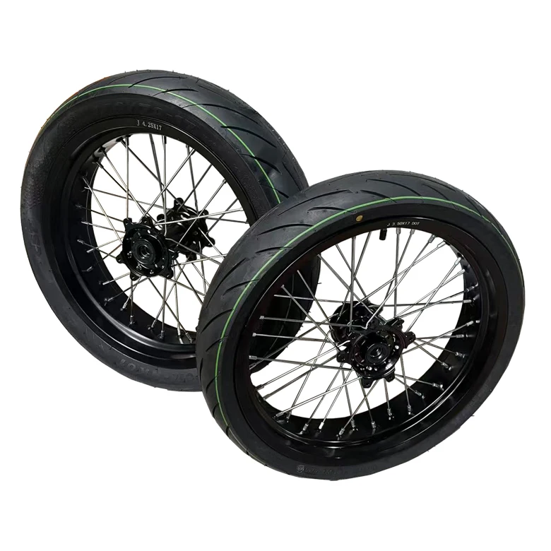 17 Inch Front & Rear 17x2.5/17x3.5 surron ultra Bee Rim Wheel CST NK01 100/80-17 130/70-17 Street Road Tires Conversion Set