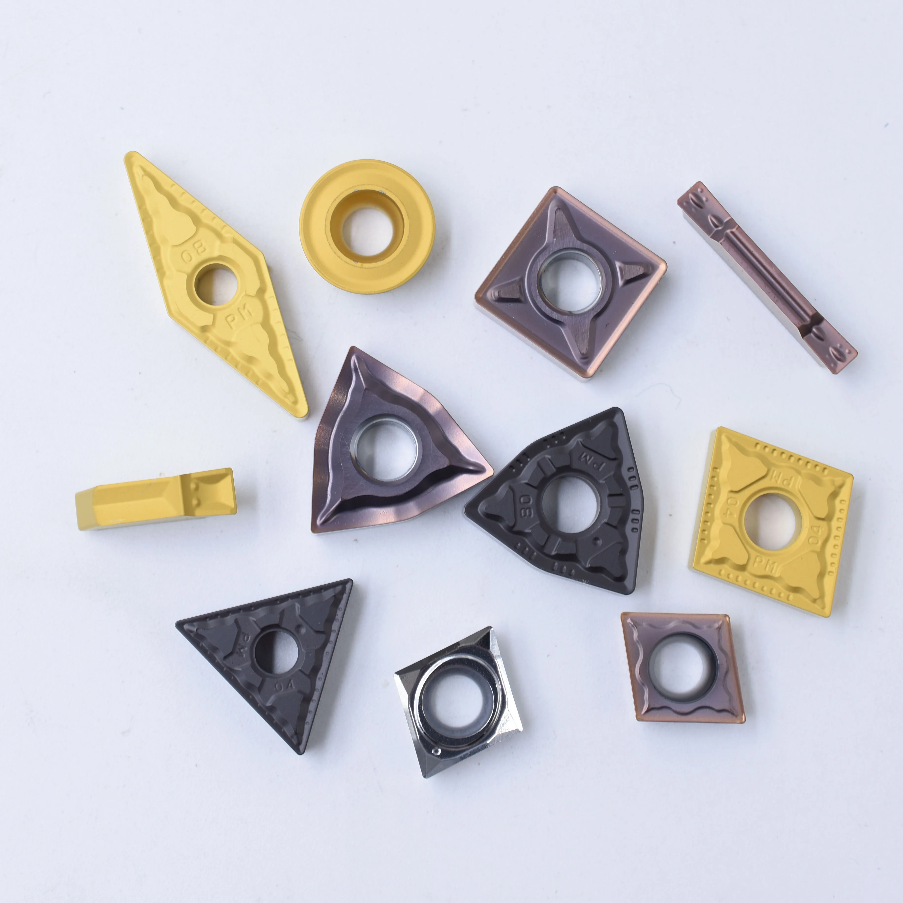 Original ZCCCT VBMT160404-HM YBC151 YBC152 YBC251 YBC252 YBD102 YBD152 YBM151 YBG202 Carbide Insert for CNC Lathe Tools