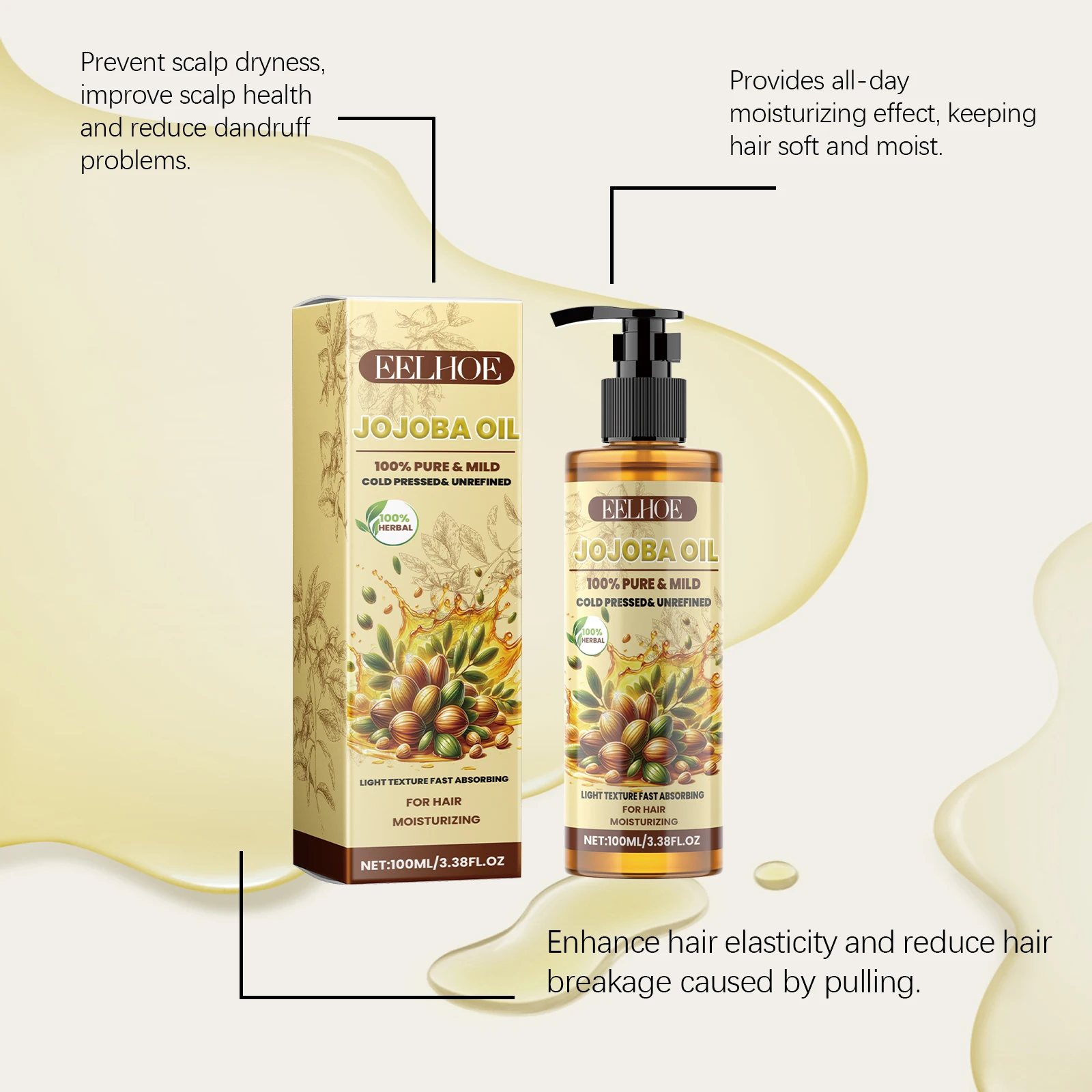 Organik Jojoba Yağı Saç Büyüme - Split End Repair Serum incelemesi ve fiyatı