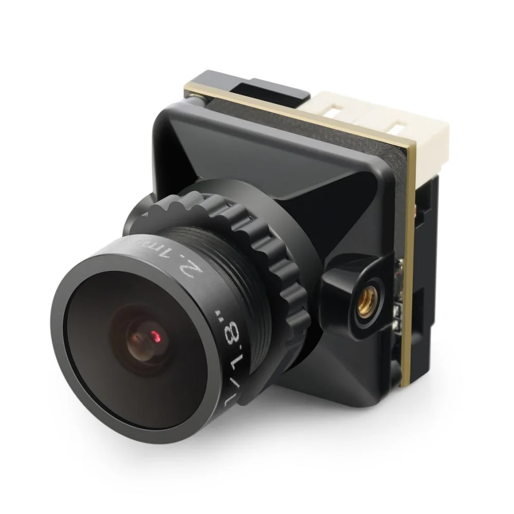 

1200TVL FPV Camera W12 5-36V Ultra Wide Voltage, PAL/NTSC Switchable, 1/3" CMOS 19x19mm Mini for FPV Racing Drones