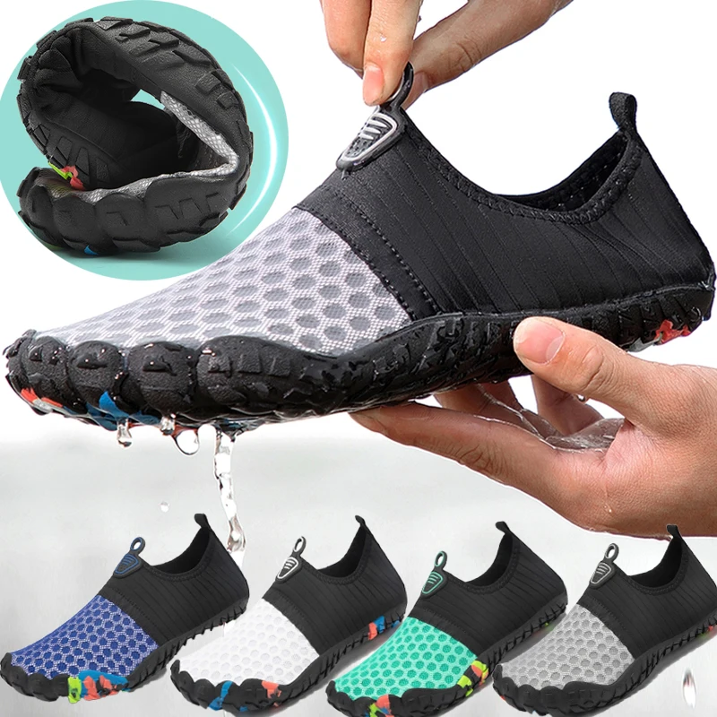 

Новые мужские и женские пластиковые кроссовки 2026 года, пятипальцевые спортивные туфли для активного отдыха, пляжа, фитнеса и йоги, повседневные