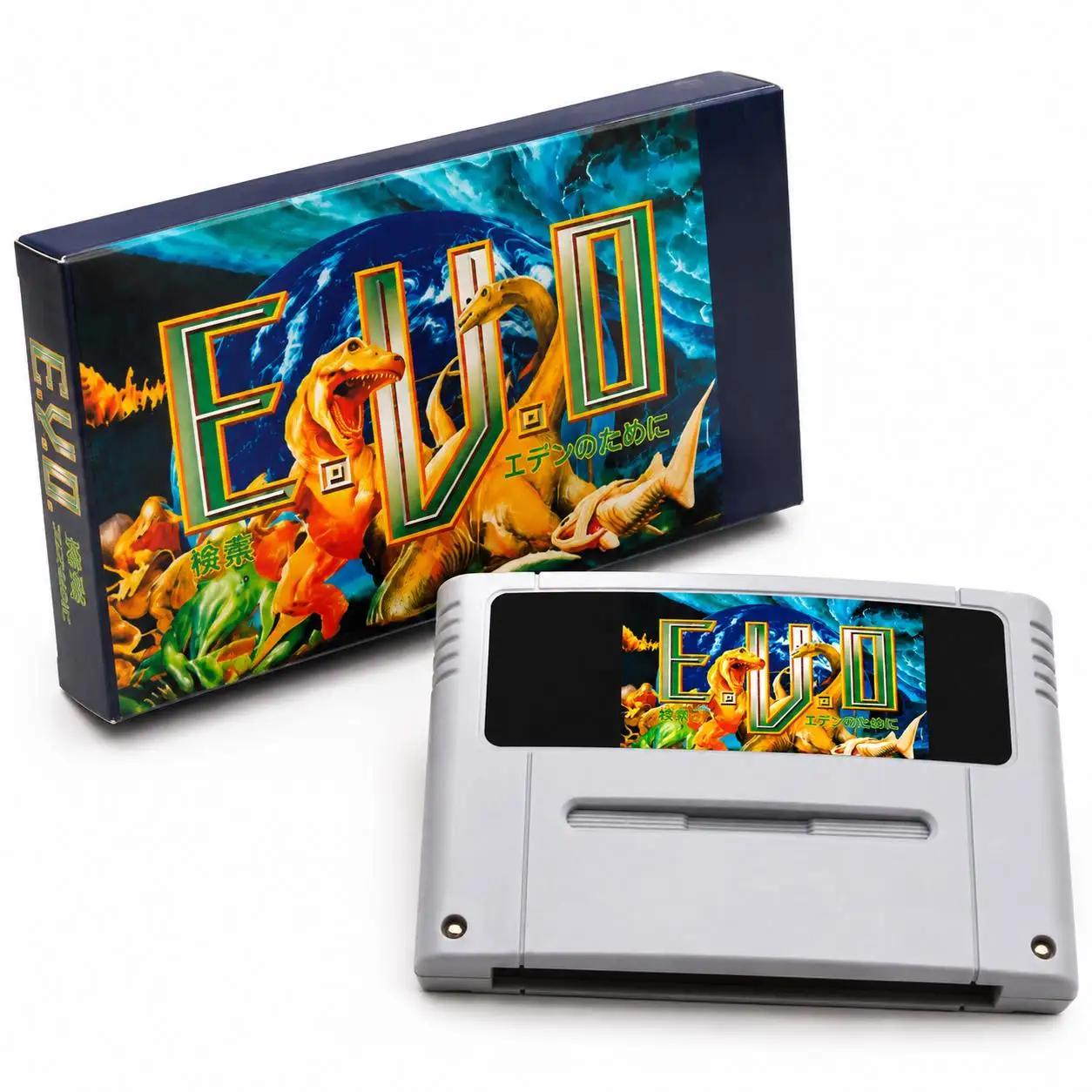 EVO Search For Eden 16-Bit Retro-Reproduktions-Cartridge Einzigartige Evolution Action-RPG-Simulation PAL-Version Speicheroptionen