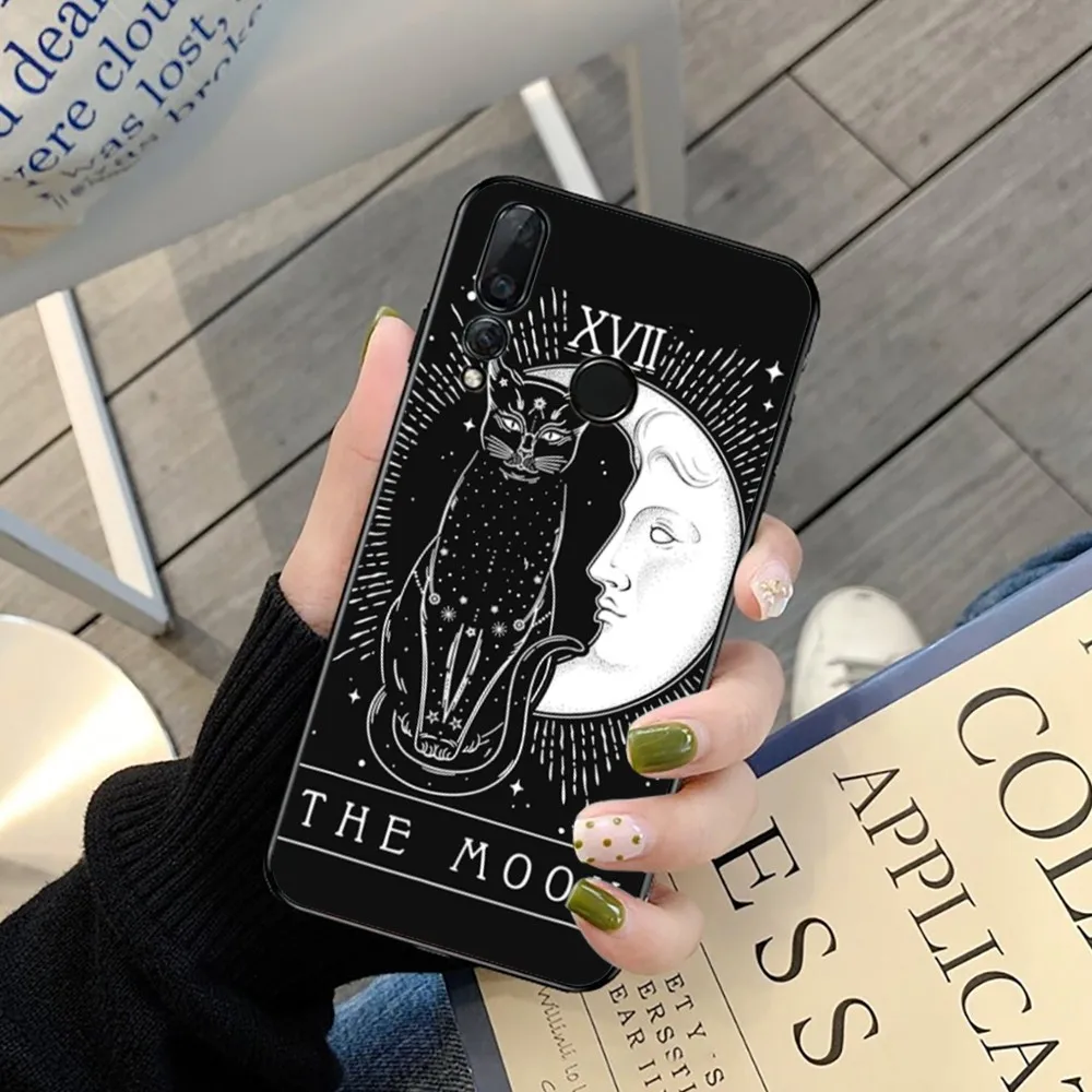 Witches moon Tarot Mystery totem Phone Case For Huawei Y9 6 7 5 Prime Enjoy 7s 7 8 plus 7a 9e 9plus 8E Lite Psmart Shell