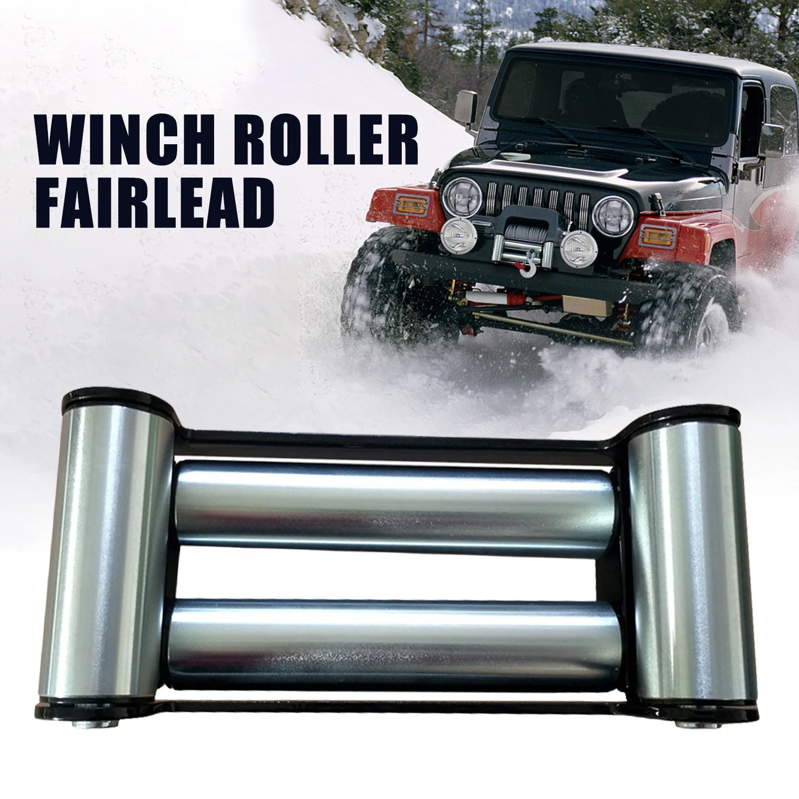 Winch Roller Guide Winch Fairlead Universal Mount Cable Guide Suitable For Most Winch Brands And Brackets 8000 12000lbs