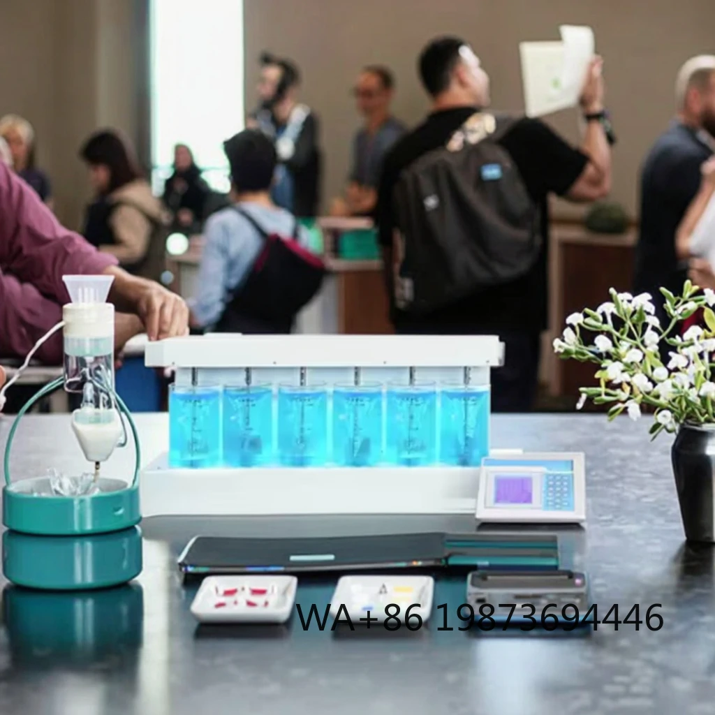 6-position Electric Agitator, Six-jar Laboratory Test Mixing Stirrer Flocculator