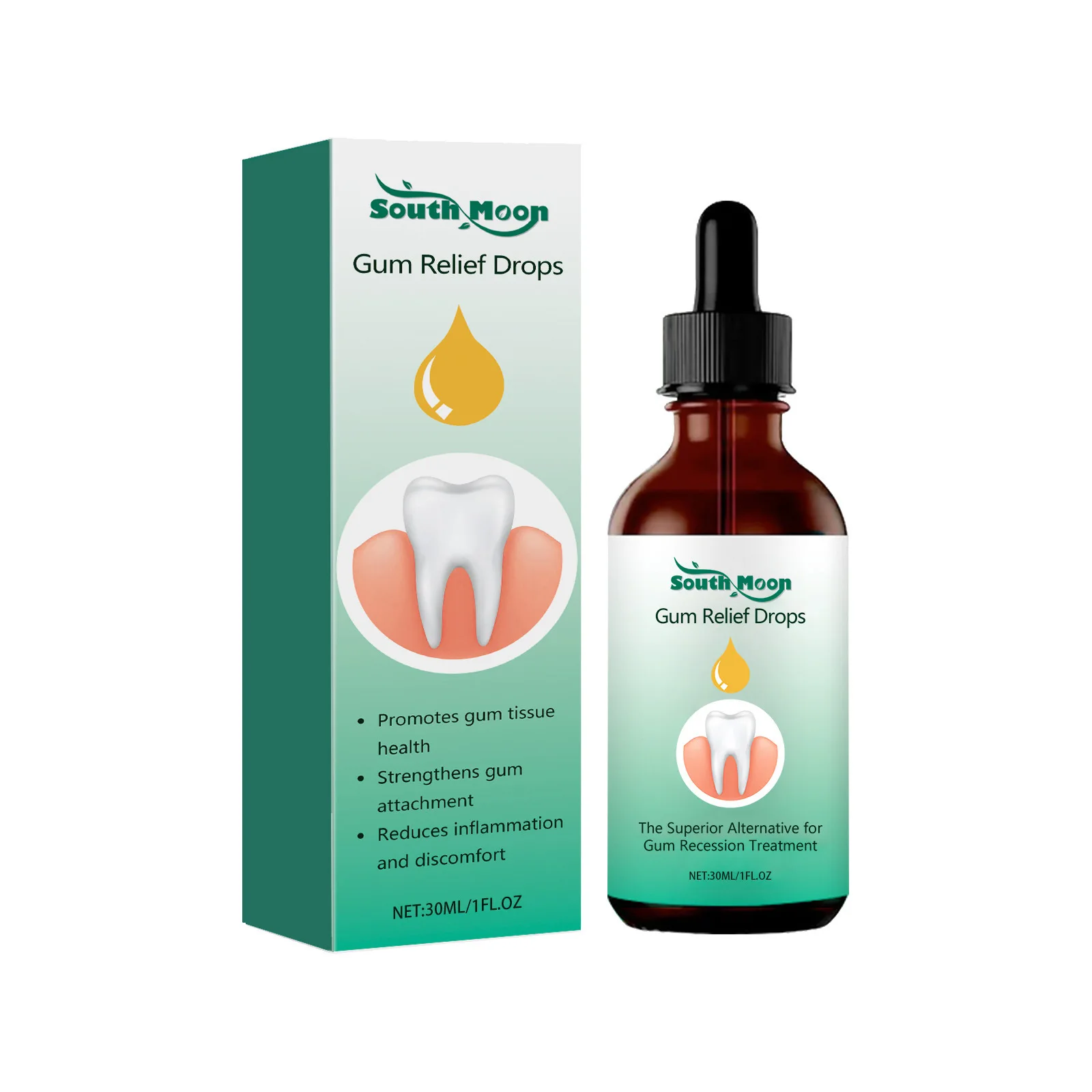 Toothache Relief Drops Remove Plaque Stain Decay Reduce Gum Bleeding Swollen Pain Cure Periodontitis Protect Oral