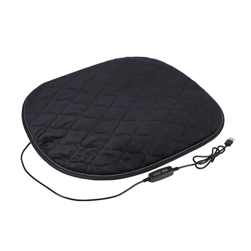 

Car heating seat cushion Plush 12V electric seat cushion for car 24V truck seat heating cushion Winter supplies