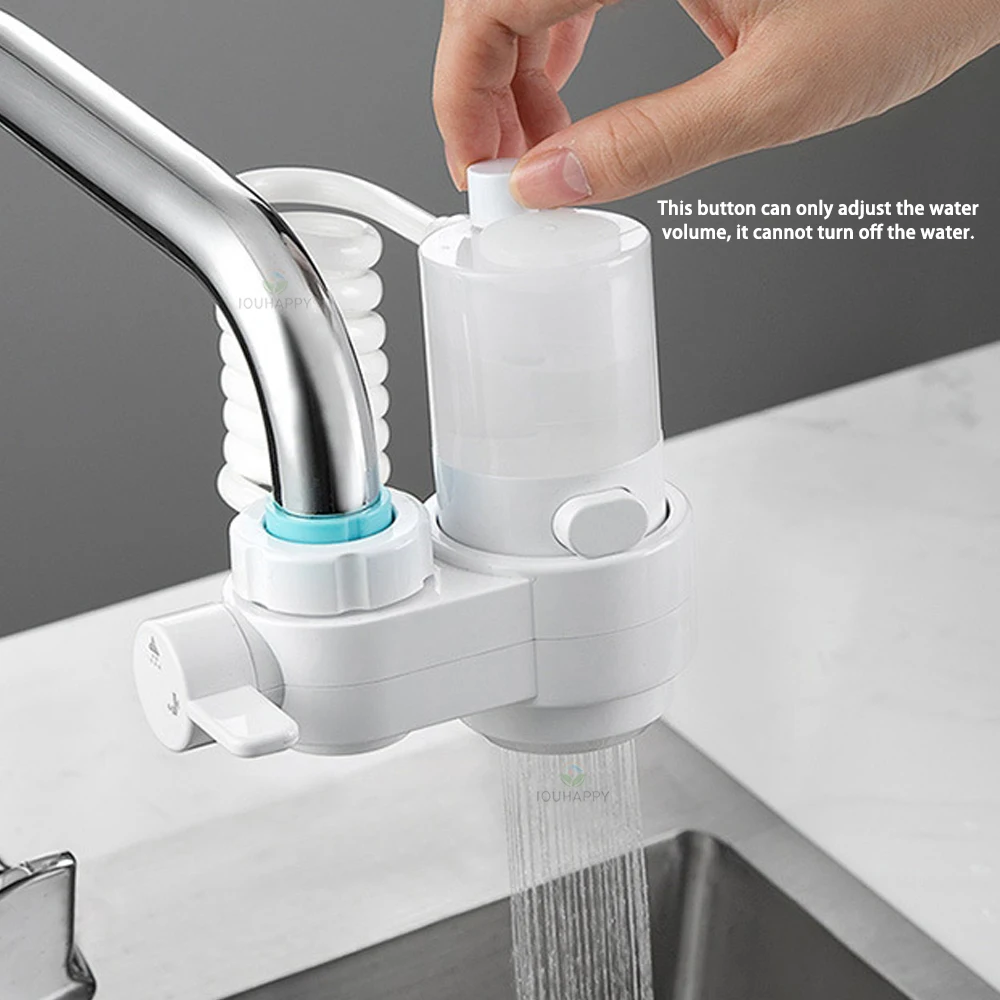 House Faucet Purifier System Ionizer Descaler Distiller Faucet Water Purifier with Washable Ceramic Filter Kitchen Accessories