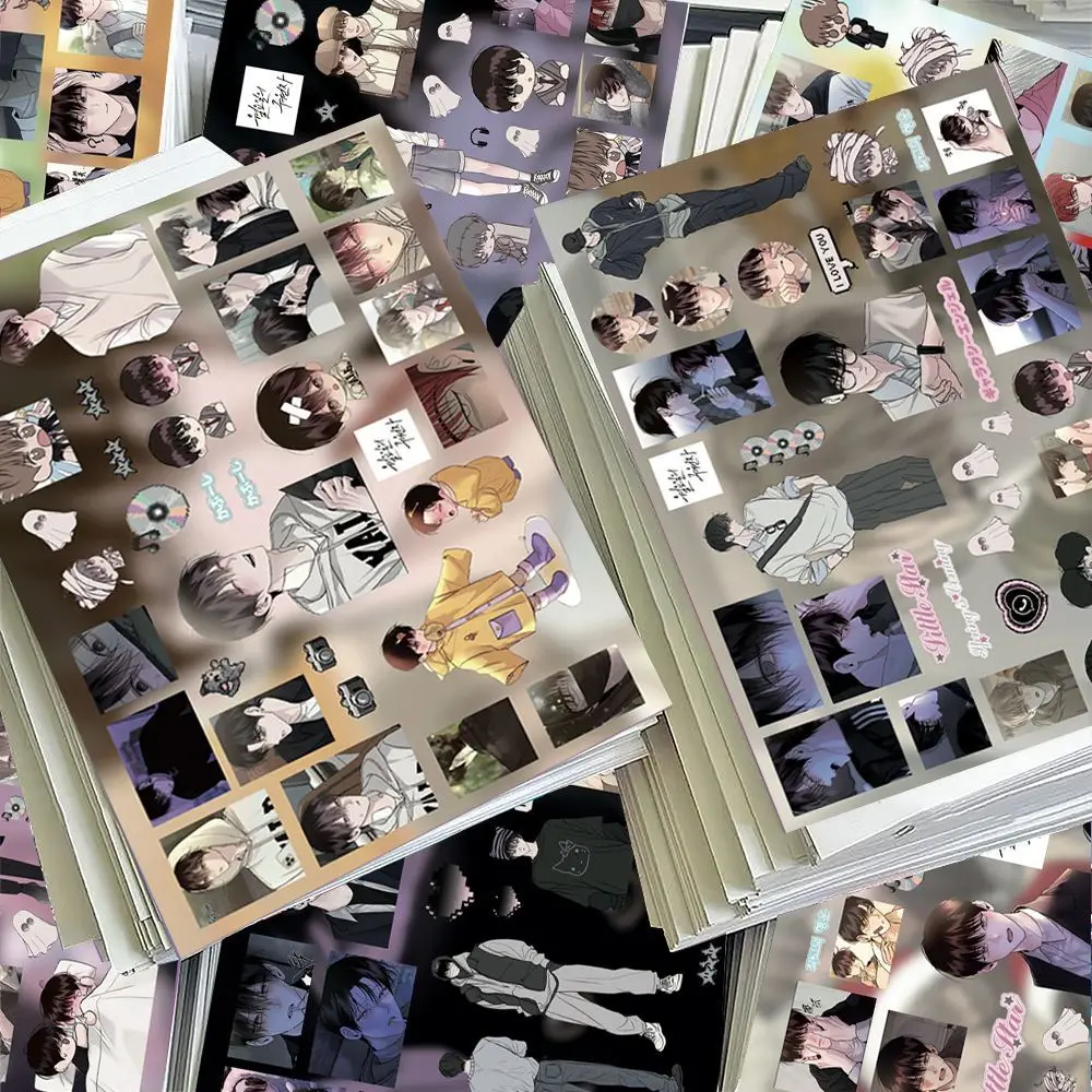 adesivos-de-anime-'salvador-da-segunda-feira'-manhwa-bl-coreano-adesivos-cortados-para-material-escolar-e-decoracao-de-laptop-e-capas-de-telefone