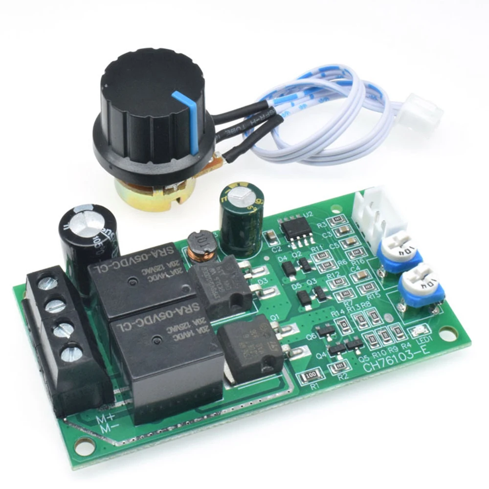 Motor Avançar e Reverse Controller, alta corrente com Relé Limite, Driver Levantamento Control Board, Fonte de Alimentação, DC 6-40V, 5A