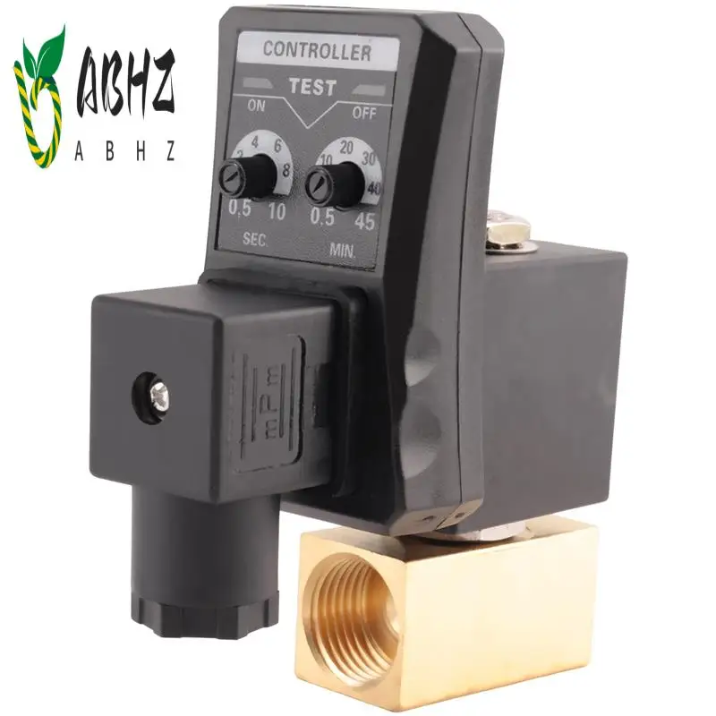 

ABHZ-G1/2 DN15 230 В автоматический резервуар для воды с таймером электронный сливной клапан с таймером для управления конденсатом воздушного компрессора простая установка