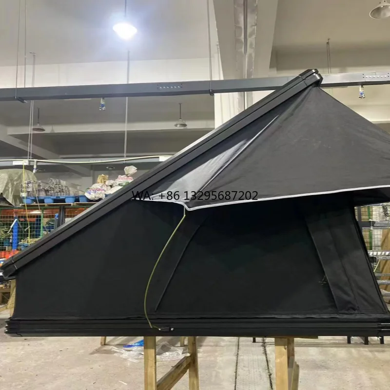 

Aluminum Hard Shell Rooftop Tent With Skylight Car Outdoor Camping Tent Roof Top Waterproof Foldable Car Roof Tent