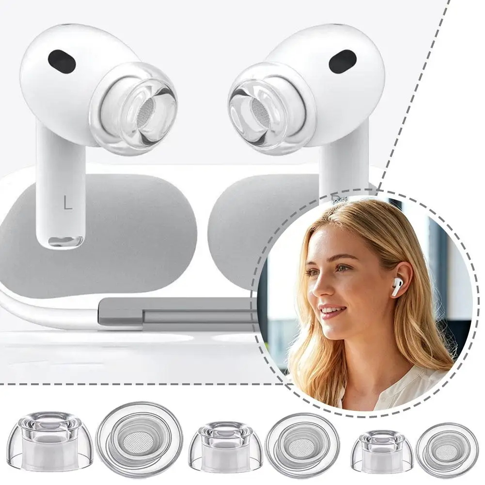 Embouts en silicone pour Apple AirPods Pro 3, embouts d'écouteurs souples à réduction de bruit, couvercles de protection de remplacement pour écouteurs