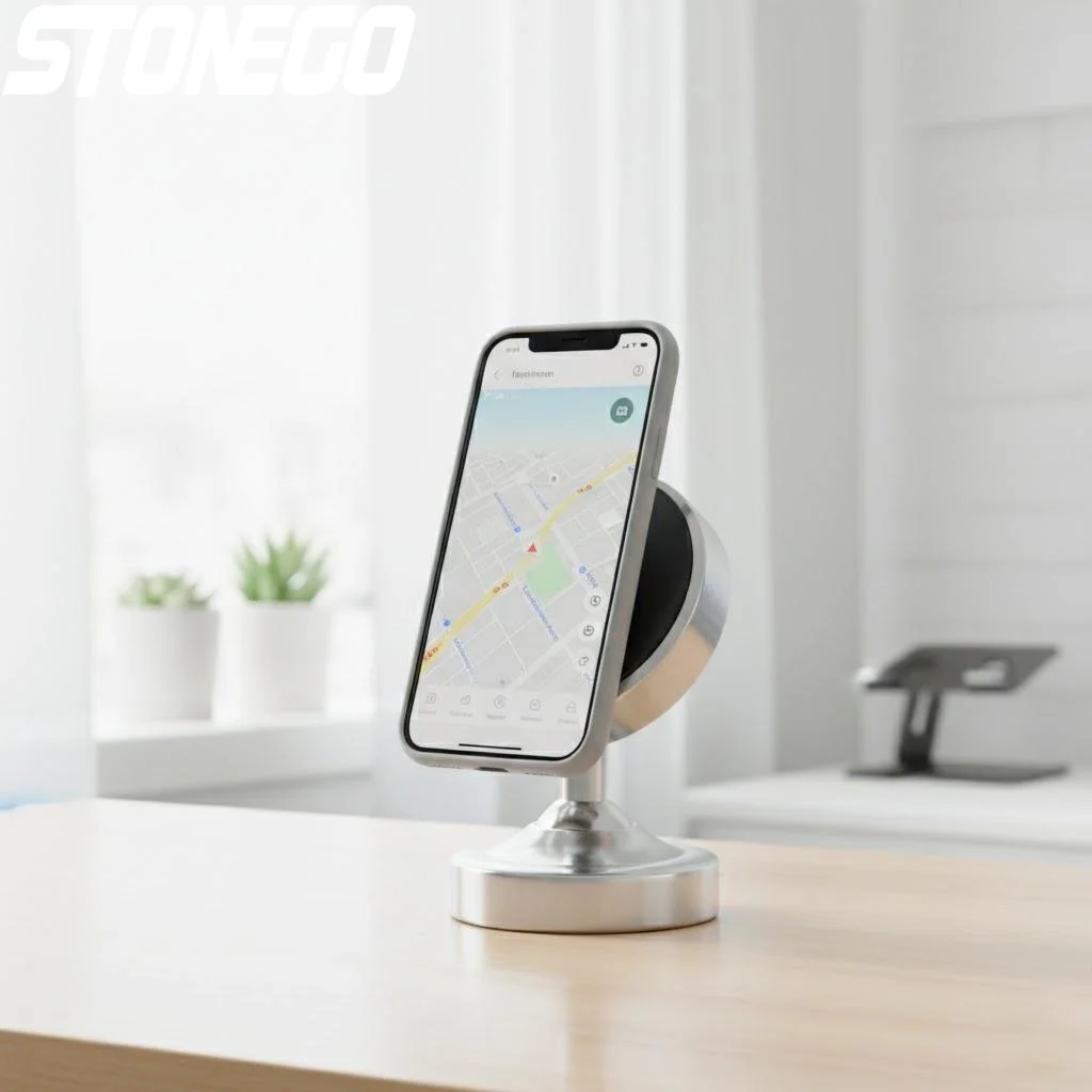

360 Degree Rotatable Universal Car Phone Holder Strong Magnetic Stand for Navigation Accessories